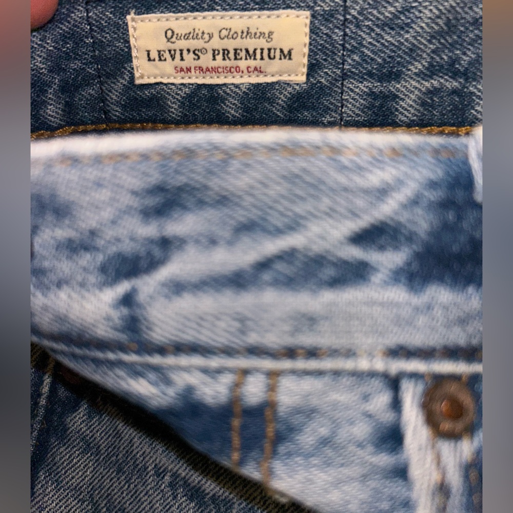 Levi’s Premium 501 S Skinny Jeans 26x28 “Can’t Touch This” color - Picture 5 of 8